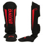 King Pro Boxing Revo 8 Black / Red Shinguards