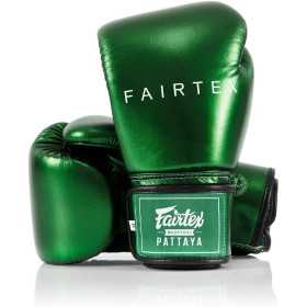 Luvas Fairtex Verde Metálico