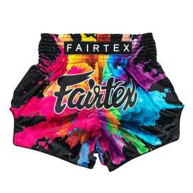 Fairtex Muay Thai Shorts - BS1940 Black Funky Soul Fairtex Muay Thai Shorts - BS1940 Black Funky Soul