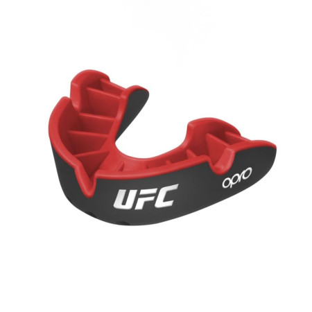 Protetor Bucal UFC OPRO Prateado / Preto / Vermelho