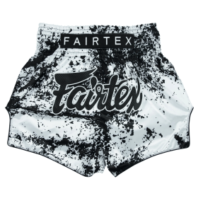 Pantalones cortos Fairtex Muay Thai - BS1948 Grunge White Pantalones cortos Fairtex Muay Thai - BS1948 Grunge White