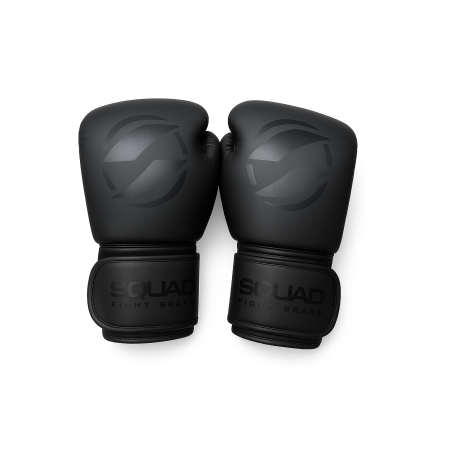 Squad Fight Brand Series 1 Boxing Gloves  Black
