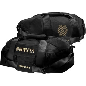 Bolsa de gimnasio Hayabusa Mayweather negra/dorada Bolsa de gimnasio Hayabusa Mayweather negra/dorada