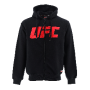 UFC Black Zip-Up Hoodie Sweatshirt – Official Edition