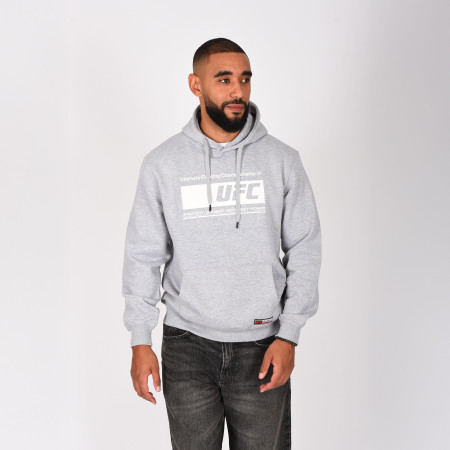 UFC Hoodie Fleece Grey Unisex Sweatshirt