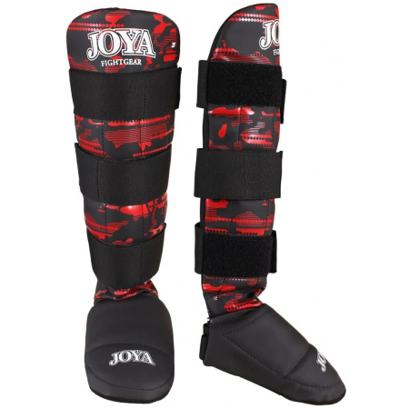 Espinilleras Joya Camo V2 Rojas para Niño