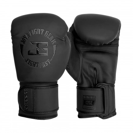 Joya FF Metal Pro Kickboxing Gloves - Full Black