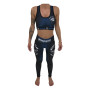 Leggings Azul Booster Fight Gear para Mulher