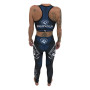 Leggings Azul Booster Fight Gear para Mulher