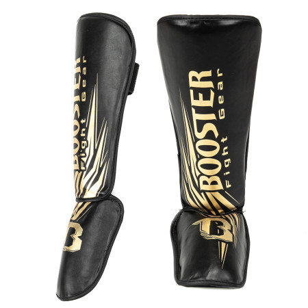 Black Booster Champion Shin Guards for Kids