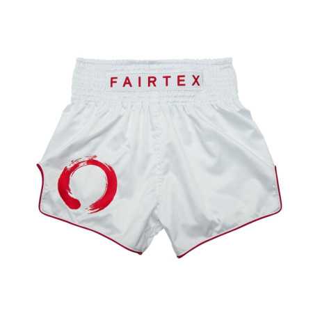 Pantalones Cortos Fairtex Superborn Blanco / Rojo