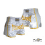 Fluory MTSF28 White / Yellow Shorts