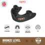 OPRO Bronze / Black Mouthguard