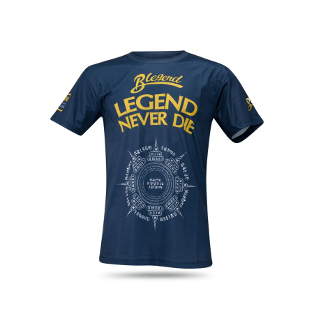 Blegend Muay Thai Boxing T-shirt LND Blue