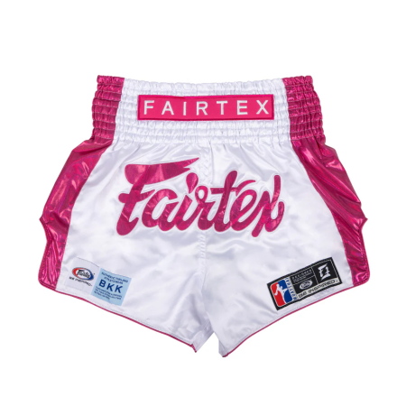 Pantalones cortos Fairtex de Muay Thai – Pink Strike
