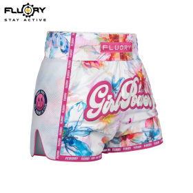 Calção Muay thai Fluory MTSF128 Rosa