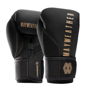 Guantes Hayabusa Mayweather Negro y Dorado