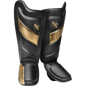 Caneleiras Hayabusa T3 Striking Preto/Dourado