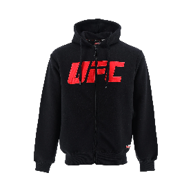 UFC Black Zip-Up Hoodie Sweatshirt – Official Edition