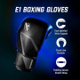 Hayabusa E1 Boxing Gloves Black
