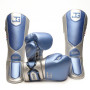 Joyagear Performance Shinguards Blue/Silver